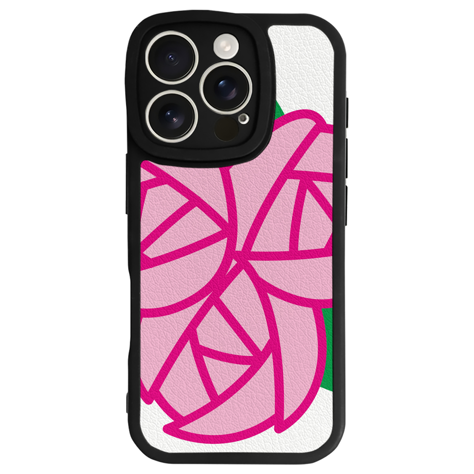 （画像用） Hello Kitty ハローキティ 【iPhone 16シリーズ対応】シリコンスマホケース（レザー調） 材質：シリコン
